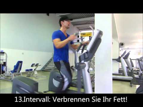 10 Minuten Fettverbrennung - Crosstrainer-Workout. Bis zu 5 Kilo weniger im ersten Monat...